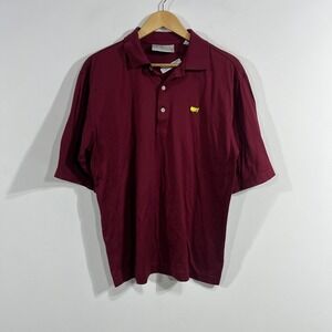 Augusta National Golf Shop Masters Polo Shirt Cotton Men Medium Old Money Preppy